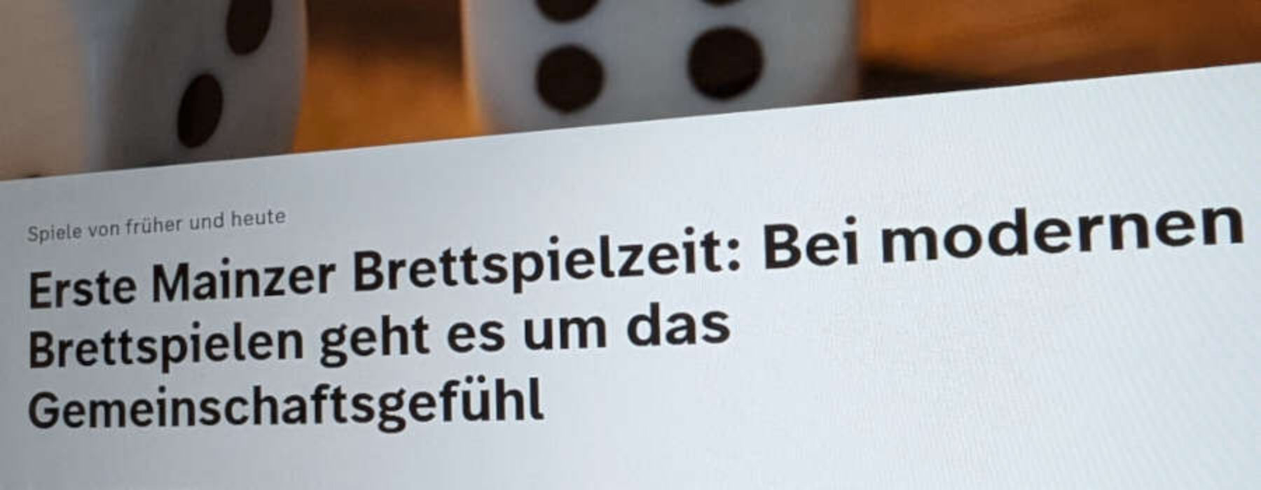 Presseschau - SWR - Moderne Brettspiele