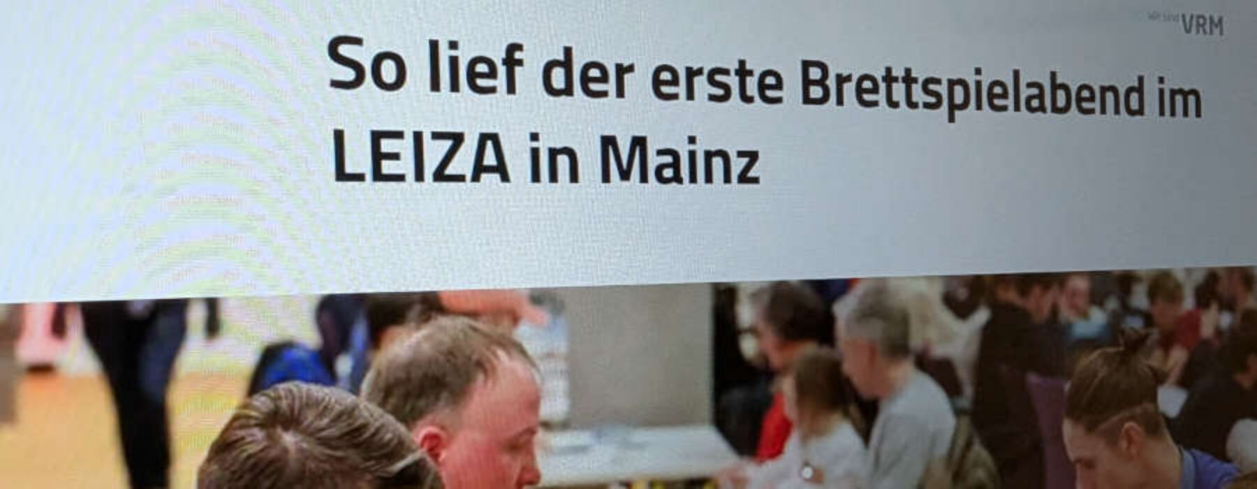 Press review - AZ How the first games night at LEIZA went